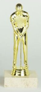 Figurka golfista putting 18 cm