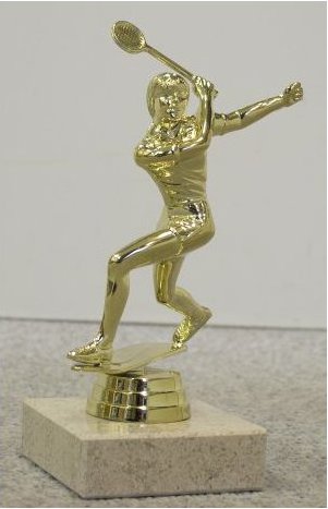 Figurka squash hráčka 19 cm