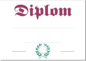 Diplom s emblémem
