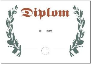 Diplom s emblémem