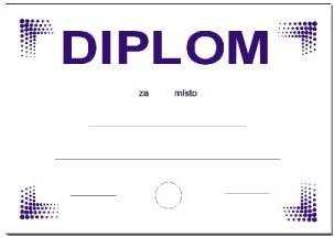 Diplom s emblémem