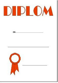 Diplom s emblémem