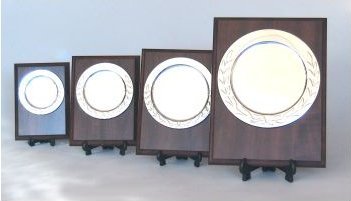 Plaketa s 15 cm talířem