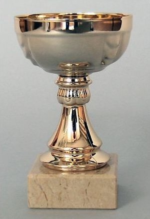 Pohár zlatý 14 cm