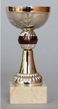 Pohár zlatý 15 cm