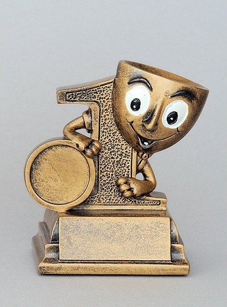 Figura pohárek s jedničkou 9,5 cm