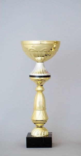 Pohár zlatý vysoký  27 cm