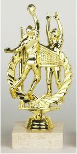 Figurka volejbal dvojice 18 cm