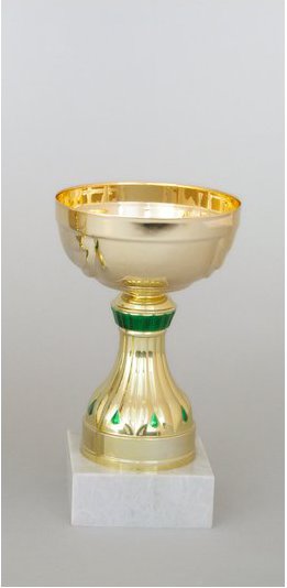 Pohár zlatý 17 cm