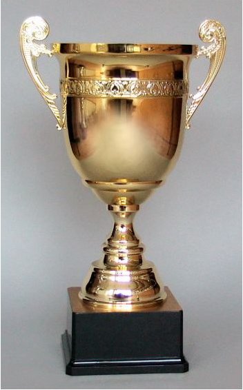 Zlatý pohár s uchy 54 cm