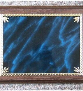Plaketa (modrá) 16 x 12 cm