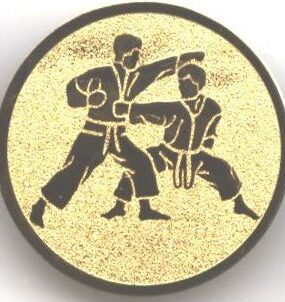 Emblém karate (dvojice - úder rukou)