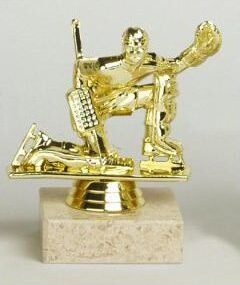 Figurka hokejista brankář 13 - 17 cm