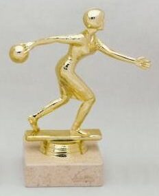 Figurka hráčka bowlingu 14 - 18 cm