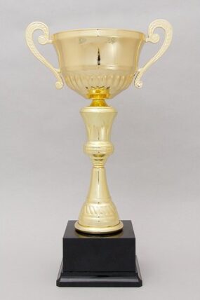 Zlatý sportovní pohár s ušima 32,5 - 40,5 cm - 40,5 cm