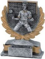 Plaketa fotbal střelec 11 cm