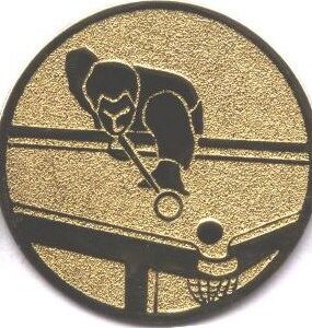 Emblém kulečník - billiard (hráč)