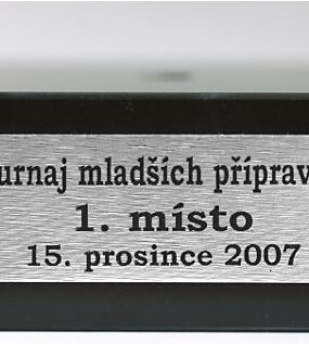 Sada stříbrných tištěných štítků č. 43