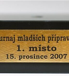 Sada zlatých tištěných štítků č. 20