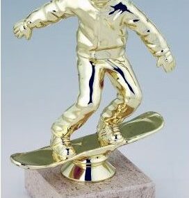 Figurka snowboardista 15 - 19 cm - 15 cm