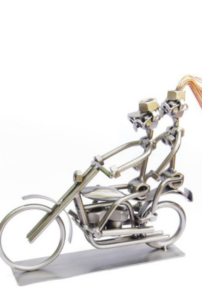 Kovová figurka - Harley duo 19 cm