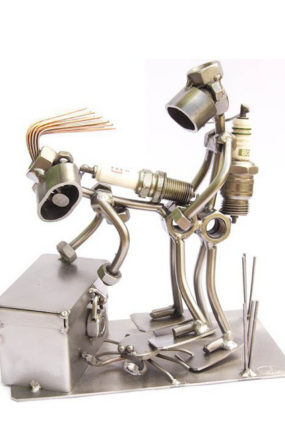 Kovová figurka - Potápěči Sex 17 cm