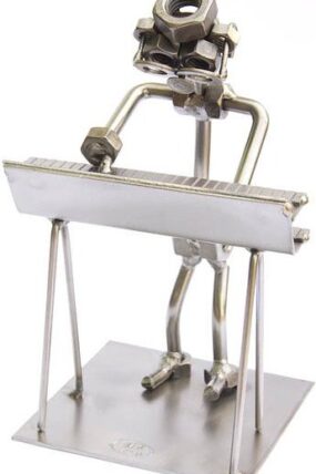 Kovová figurka - Varhaník 17 cm