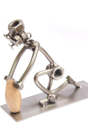 Kovová figurka - Rugby 12 cm