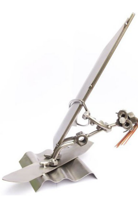Kovová figurka - Windsurfista žena 28 cm