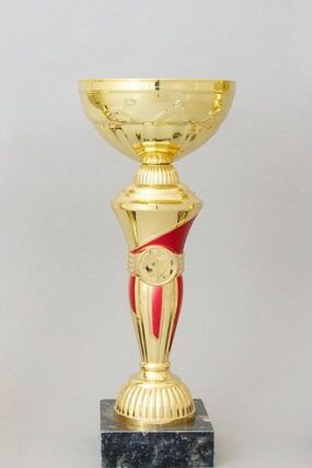 Zlatočervený sportovní pohár 24 - 33 cm - 33 cm