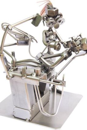Kovová figurka - Dentistka 18 cm