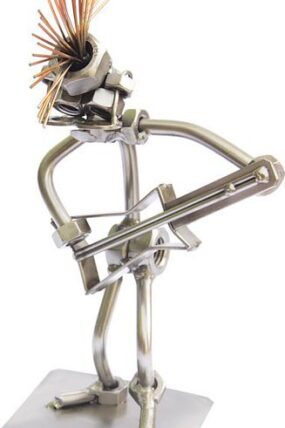 Kovová figurka - Rockový Kytarista 18 cm