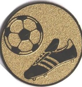 Emblém fotbal (kopačka a míč)