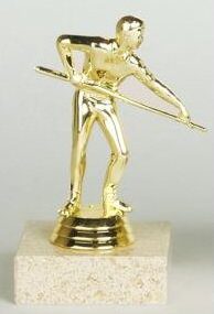 Figurka hráč kulečníku 12 - 16 cm