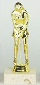 Figurka golfistka putting 16 - 20 cm