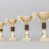 Zlatohnědý sportovní pohár 19 - 29 cm s ušima
