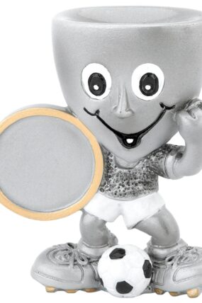 Figurka plaketa - veselý pohárek s míčem 8 cm