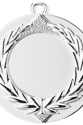 Medaile - věnec průměr 45 mm s emblémem - Stříbrná