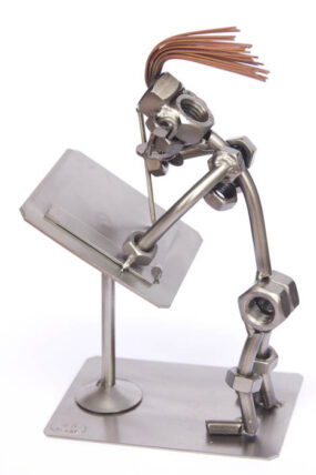 Kovová figurka - Architektka 18 cm