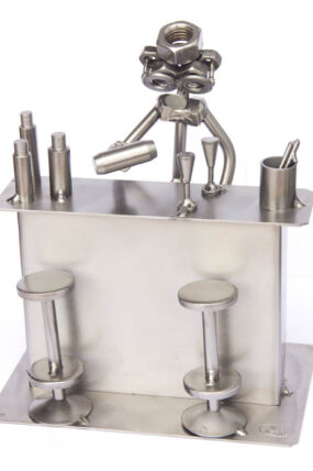 Kovová figurka - Barman 16 cm