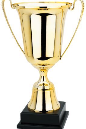 Zlatý sportovní pohár s uchy 84 cm
