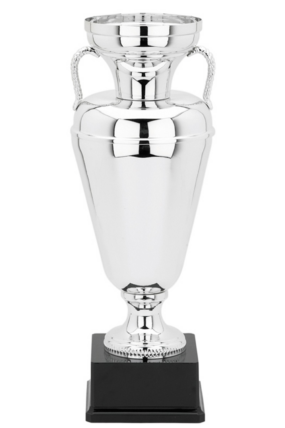 Stříbrný sportovní pohár s uchy 66 cm