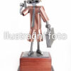 Kovová figurka - Medvídek  8 cm - Image 3