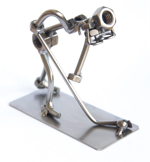Kovová figurka - Hokejbalista 15 cm