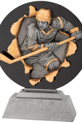 Plaketa hokejový hráč 16 - 18 cm