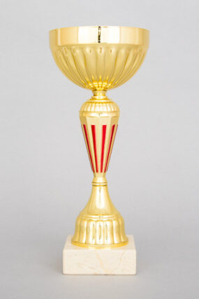 Zlatočervený sportovní pohár 20 - 28 cm - 28 cm