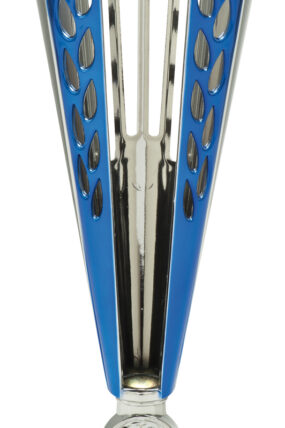 Stříbrnomodrý sportovní pohár 32 - 36 cm - 34 cm