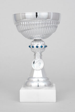 Stříbrný sportovní pohár s koulí 15 - 21 cm - 21 cm