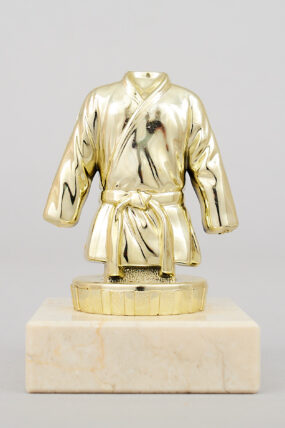 Figurka kimono judo zlatá 10 cm
