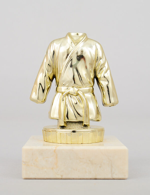 Figurka kimono judo zlatá 10 cm